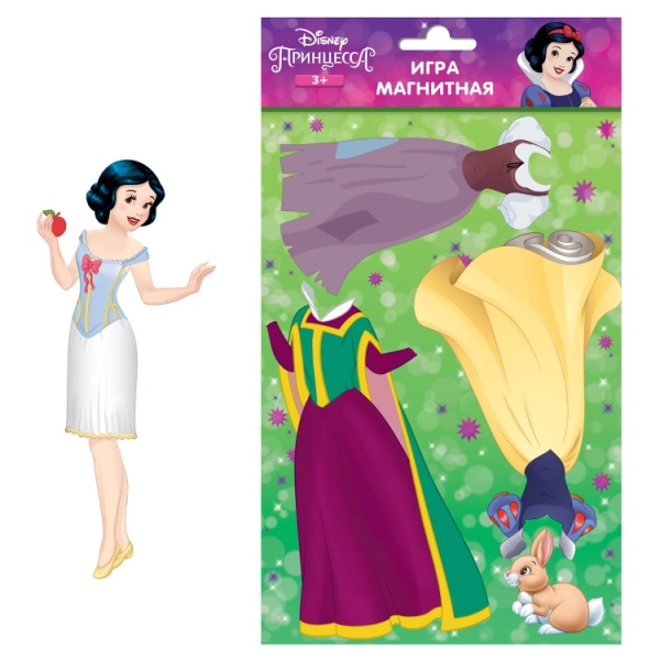 Обложка Магнитная игра Принцесса Disney Белоснежка с маркировкой Disney, издательство НД Плей                                            | купить в книжном магазине Рослит