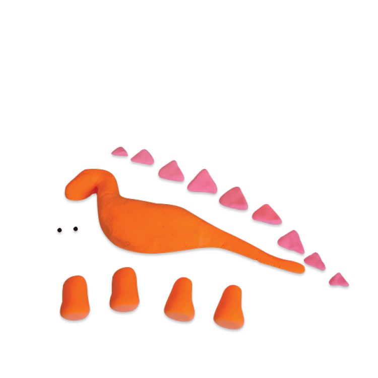 Обложка Набор для лепки Динозавр и слоник, издательство НД Плэй                                            | купить в книжном магазине Рослит