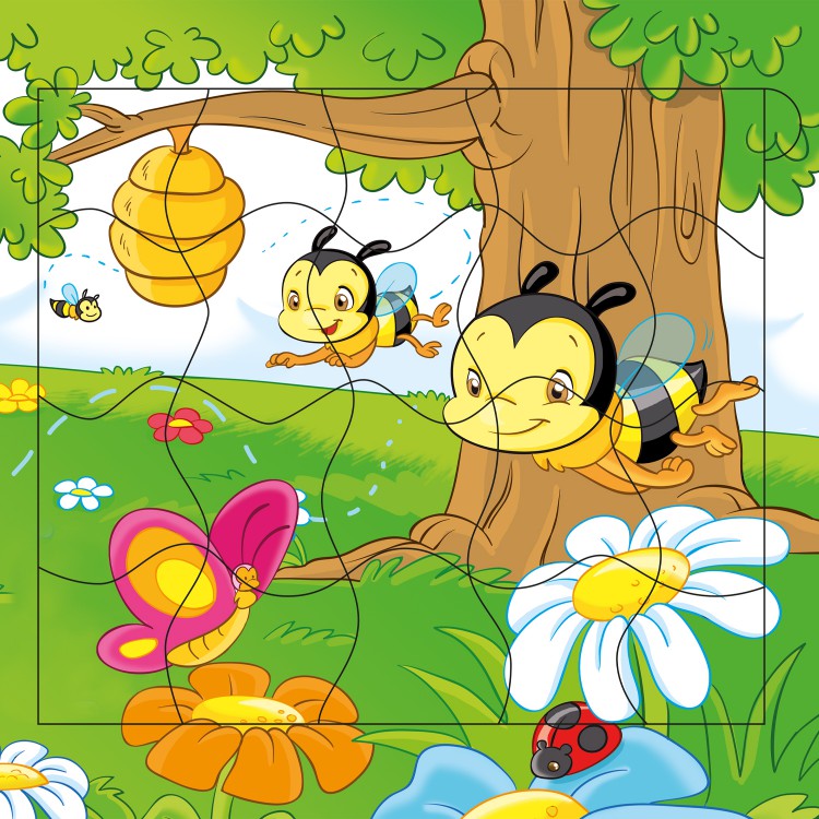 Обложка Мозаика для малышей. Трудолюбивая пчела, издательство НД Плэй                                            | купить в книжном магазине Рослит