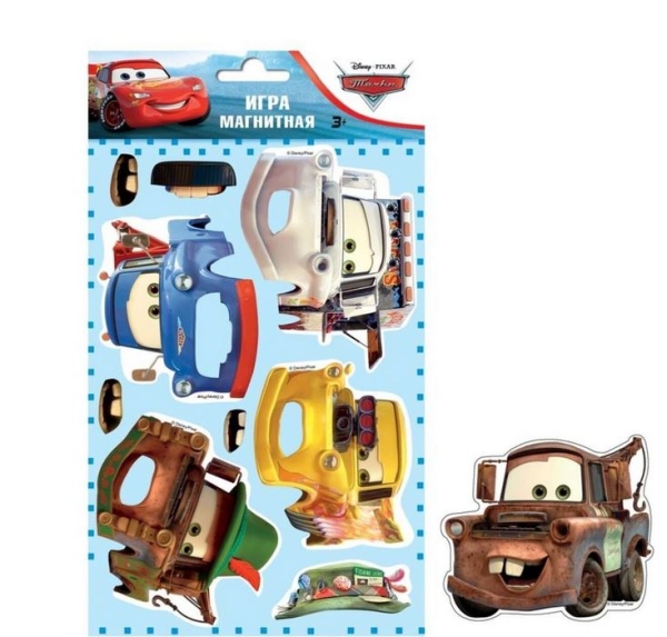 Обложка Магнитная игра Тачки Мэтр с маркировкой Disney/Pixar, издательство НД Плей                                            | купить в книжном магазине Рослит
